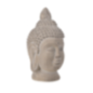 CABEZA BUDDHA MGO PIEDRA 26X25X45CM KPM