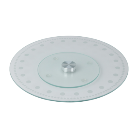 LAZY SUSAN BANDEJA GIRATORIA VIDRIO 30CM