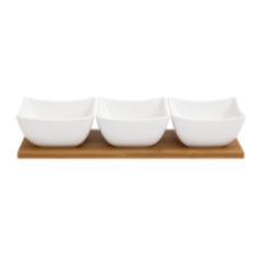 SET SERVICIO 4PZS PORCELANA 3BOLS+BASE K