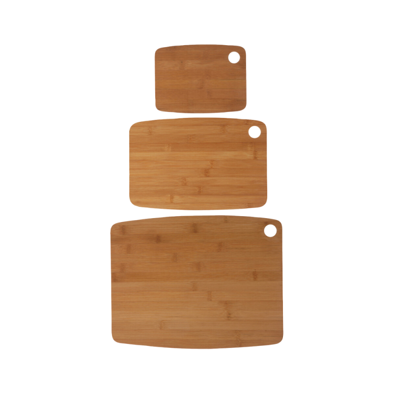 SET DE TABLAS DE CORTAR 3 TAMAÑOS BAMBU