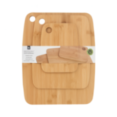 SET DE TABLAS DE CORTAR 3 TAMAÑOS BAMBU
