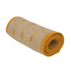 ALFOMBRA DE YUTE 60X90CM MOSTAZA KPM