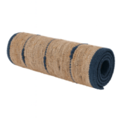 ALFOMBRA DE YUTE 60X90CM NEGRO KPM