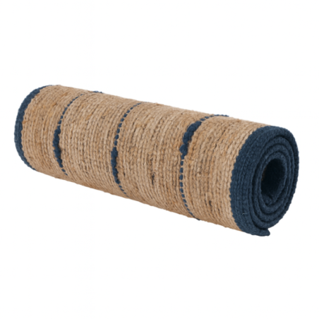 ALFOMBRA DE YUTE 60X90CM VERDEAZUL KPM