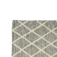 ALFOMBRA ROMBOS ALGODON 60X90CM ARENA KP