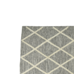 ALFOMBRA ROMBOS ALGODON 120X180CM ARENA