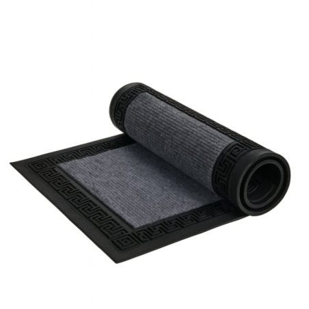 ALFOMBRA DE PUERTA BASE GOMA GRIS