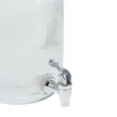 DISPENSADOR VIDRIO BASIC 4LT TAPA METAL