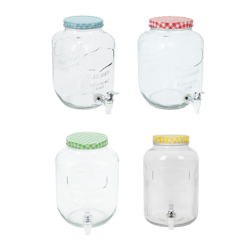 DISPENSADOR VIDRIO CLASSIC 4LT TAPA SURT