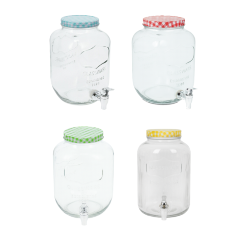DISPENSADOR VIDRIO CLASSIC 4LT TAPA SURT