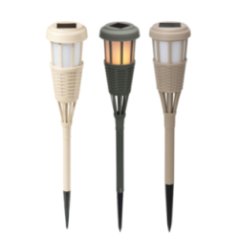 ANTORCHA SOLAR LED DE JARDIN 47CM SURTID