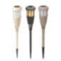 ANTORCHA SOLAR LED DE JARDIN 47CM SURTID