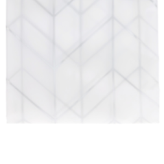 CORTINA BAÑO 180X180CM BLANCO GEOMETRICO