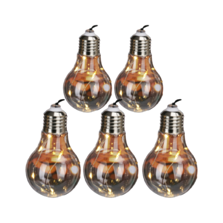 SET DE 10 BOMBILLAS LED SOLARES KPM