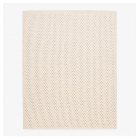 COBIJA DE LANA 130X170CM CREMA KPM