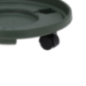 PORTA-MACETA CON RUEDAS 33CM VERDE KPM