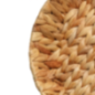 CESTA REDONDA FIBRA NATURAL 30X30X6CM KP