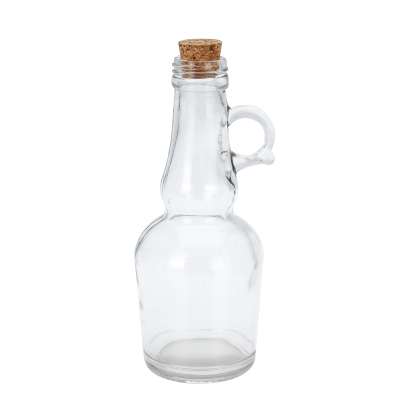 SET VINAGRE/ACEITE 19CM VIDRIO/CORCHO K
