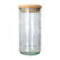RECIPIENTE APILABLE 820ML TAPA MADERA