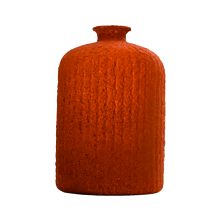 BOTELLA DAROCA CERAMICA 23CM CAOBA