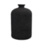 BOTELLA DAROCA CERAMICA 23CM NEGRO