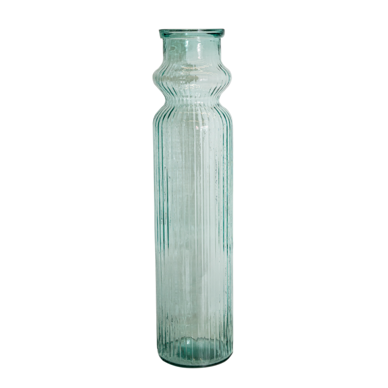 JARRON LINEAS ALTO 76.5CM TRANSPARENTE