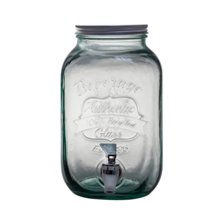 DISPENSADOR VINTAGE 4L TRANSPARENTE