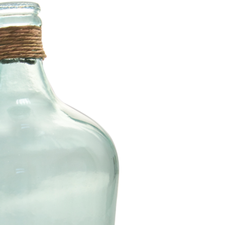 GARRAFA C/CUERDA 12L TRANSPARENTE