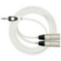 CABLE 3.5 PLUG A DUAL XLR LGY-370L 1M WH