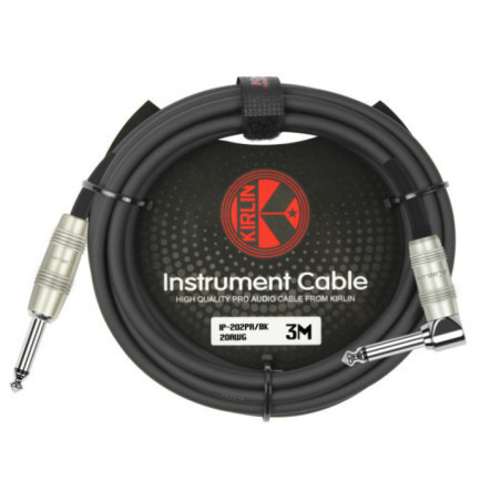 CABLE INSTRUME 1/4 A/REC IP-202PR 8M BK