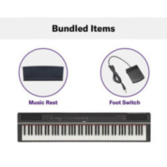 PIANO DIGITAL P-125B NEGRO