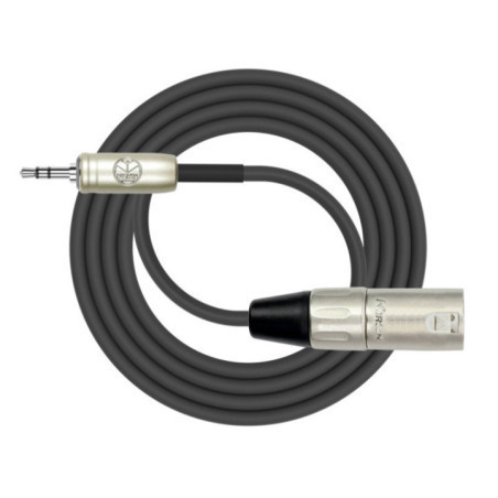 CABLE 3.5 PLUG A XLR M AP-493PRL 2M BK