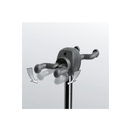 SOPORTE GUITARRA DOBLE 17620-000-55NEGRO