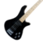 BAJO ELECT 4 CUERDAS PACK KB-29DT NEGRO