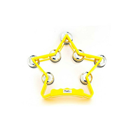 PANDERETA PLASTICA ESTRELLA MIX TW-5