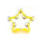 PANDERETA PLASTICA ESTRELLA MIX TW-5