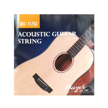 CUERDAS  DE GUITARRA FOLK L DGS 11/52