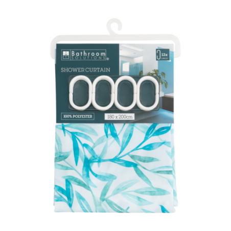 CORTINA BAÑO 180X200CM DISEÑO 3 KPM