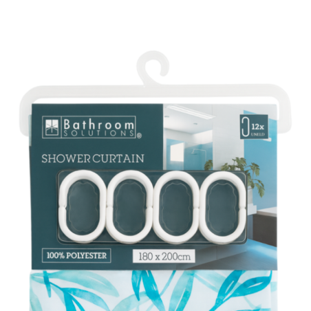 CORTINA BAÑO 180X200CM DISEÑO 3 KPM