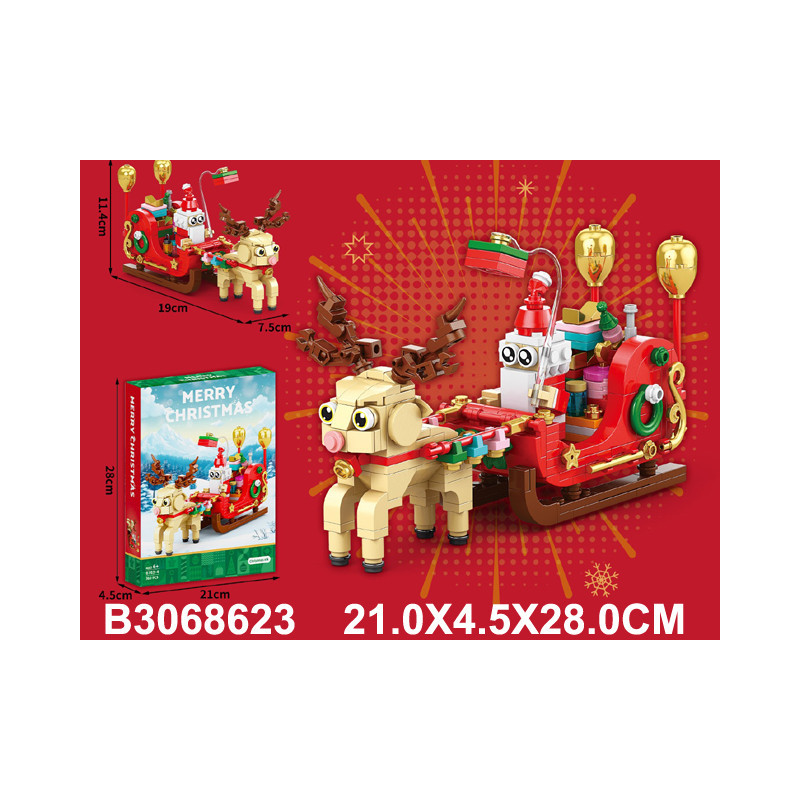 BLOQUES TRINEO NAVIDEÑO 360PCS 3068623
