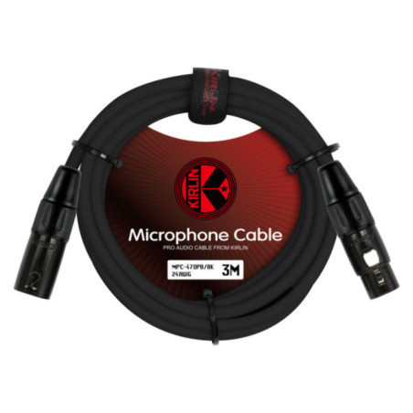 CABLE MICROFONO XLR MPC-470PB 10M BK