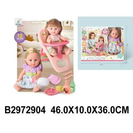 MUÑECA CON SILLITA +ACCESORIOS 2972904