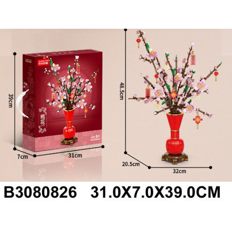 BLOQUES FLORERO SAKURA 1076PCS 3080826