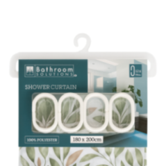 CORTINA BAÑO 180X200CM DISEÑO 2 KPM