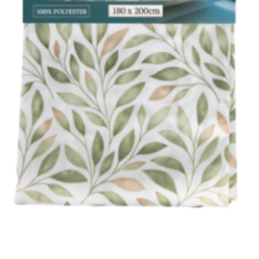 CORTINA BAÑO 180X200CM DISEÑO 2 KPM