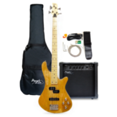 BAJO ELECT 4 CUERDAS PACK KB-29DT NAT