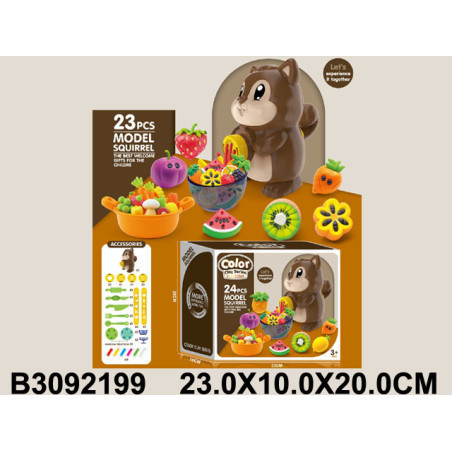 JUEGO PLASTILINA ARDILLA 3092199