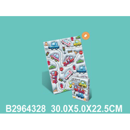 ROMPECABEZAS VISUAL CARRITO 120P 2964328