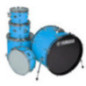 BATERIA ACUSTICA RYDEEN RDP2F5 AZUL CIEL