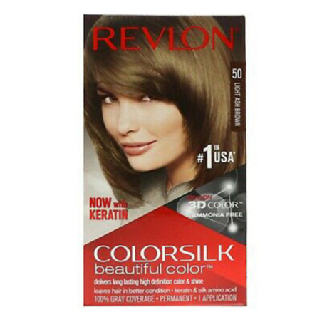 TINTE REVLON COLORSILK 050 LIGHT ASH BROWN